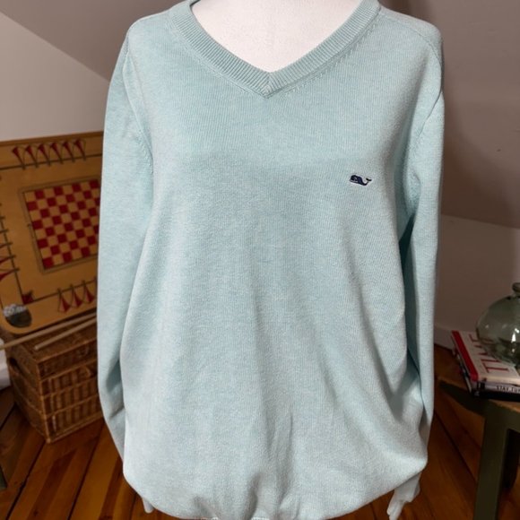 Vineyard Vines Sweater size large Men's Unisex Seafoam - Picture 1 of 13